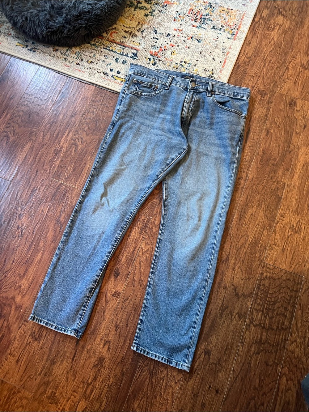 Polo Ralph Lauren Jeans Men's 34x30 Blue Medium Wash Sullivan Slim Tapered Denim